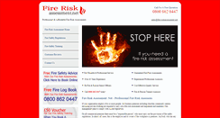 Desktop Screenshot of fire-riskassessment.net